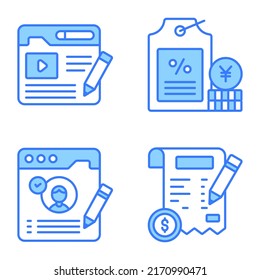 Shopping and E-commerce, Simple vector illustration.