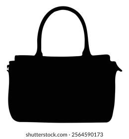 , shopping, elegance, personal, stylish, single, , merchandise, package, storage,  client, diaper, mother, pack black, bag ,vector 