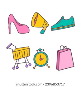 Elemento de compra Ilustración, compra y promoción