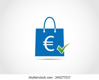 Shopping Euro Checked