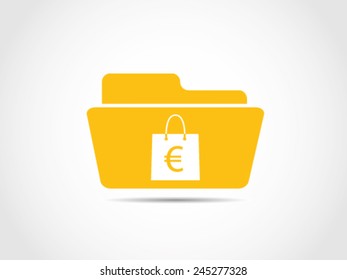 Shopping Euro Folder