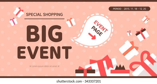 Shopping Event template