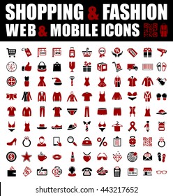 shopping and Fashion icons