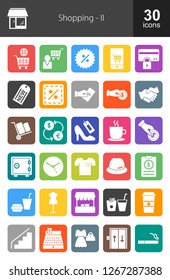 Shopping Filled Icons