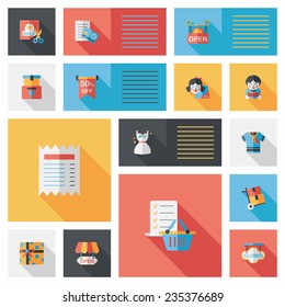 shopping flat app ui background,eps10