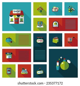 shopping flat app ui background,eps10