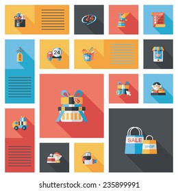 shopping flat app ui background,eps10