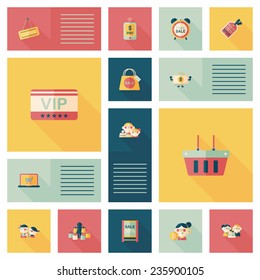 shopping flat app ui background,eps10