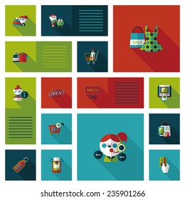 shopping flat app ui background,eps10