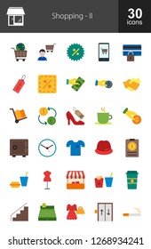 Shopping Flat Icons