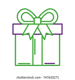 shopping gift box online button icon