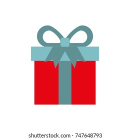 shopping gift box online button icon