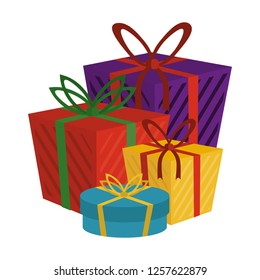 Shopping gift boxes