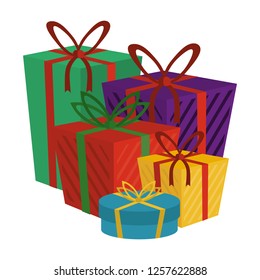 Shopping gift boxes