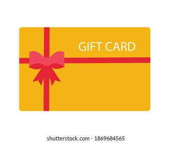 shopping gift card vector illustration