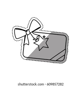 Shopping gift card vector illustration graphic design