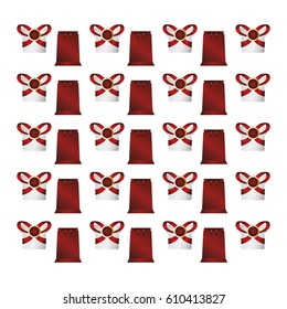 Shopping and gifts background icon vector illustration graphic design