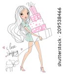 shopping girl