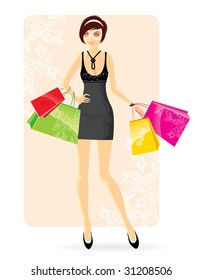 Shopping girl