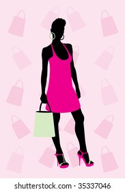 Shopping girl