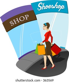 shopping girl