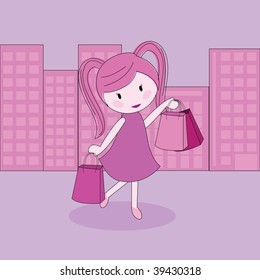 shopping girl