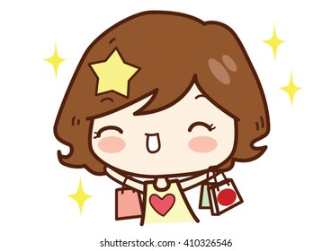 Shopping girl
