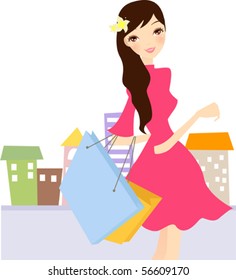 Girls Day Out Shopping Images Stock Photos Vectors Shutterstock