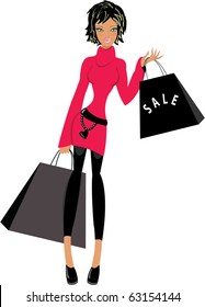 Shopping girl