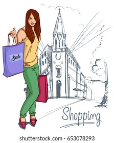 shopping girl