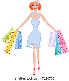 shopping girl