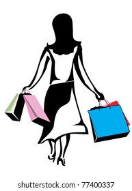 shopping girl