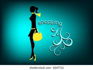 shopping girl