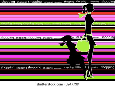 shopping girl
