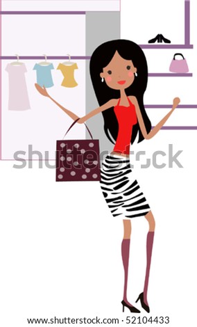 shopping girl