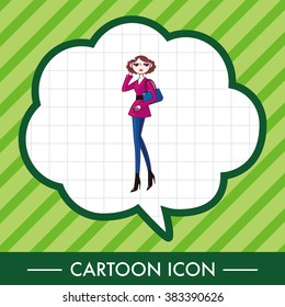 shopping girl theme elements vector,eps