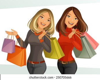 Shopping Girls