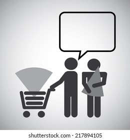 shopping graphic design ,vector illustration