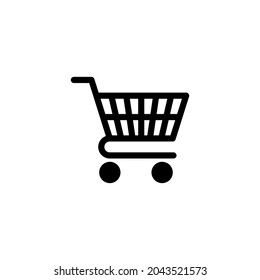 Shopping icon. Shopping cart sign and symbol. Trolley icon