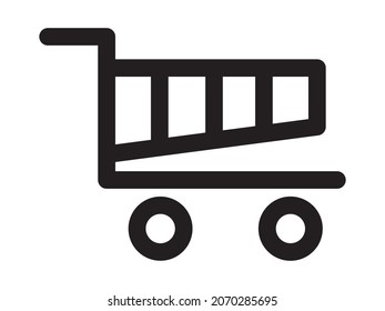 Shopping icon, Shopping cart sign and symbol. Trolley icon
logo vector design illustration for your business identity template.  Creative company name with slogan brand logo. Beautiful Company Logo 