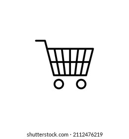 Shopping icon. Shopping cart sign and symbol. Trolley icon