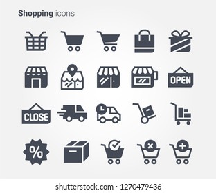 Shopping icon collection