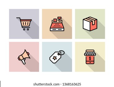 SHOPPING ICON CONCEPT