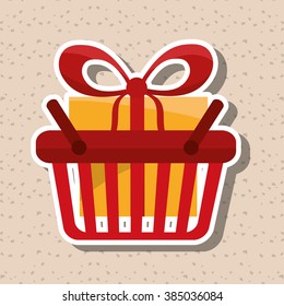 Shopping icon design 