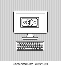 Shopping icon design 