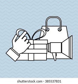 shopping icon design 
