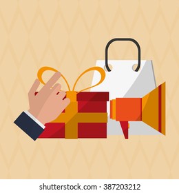 shopping icon design 