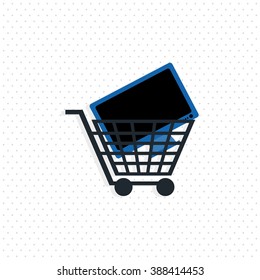 Shopping icon design 