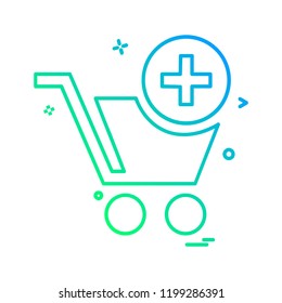 Shopping icon design vector