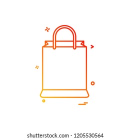 Shopping icon design vector